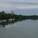 Der Tour Philippe le Bel an dem die Pont d’Avignon einst endete